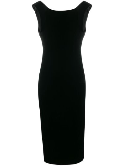 φορεμα Armani Emporio αμανικα Evening γυναικεια μαυρα | GR36415