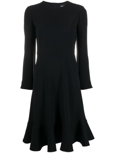 φορεμα Giorgio Armani Silk Midi γυναικεια μπλε | GR35129