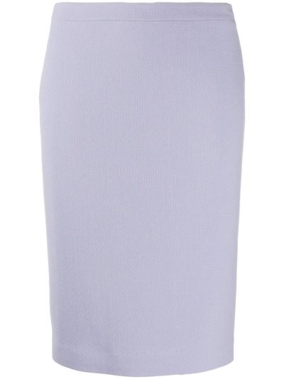 φουστεσ Armani Emporio High waist Pencil Skirt γυναικεια μωβ | GR53285