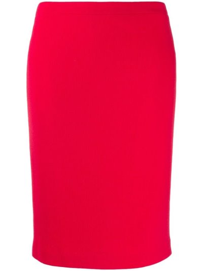 φουστεσ Armani Emporio High waist Pencil Skirt γυναικεια κοκκινα | GR96782