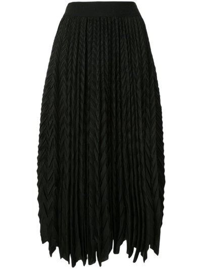 φουστεσ Armani Emporio Pleated Midi γυναικεια μπλε | GR13316