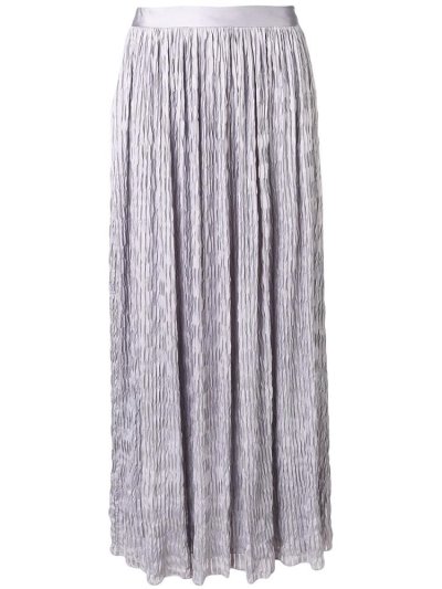 φουστεσ Giorgio Armani Crinkle Maxi γυναικεια μωβ | GR64476