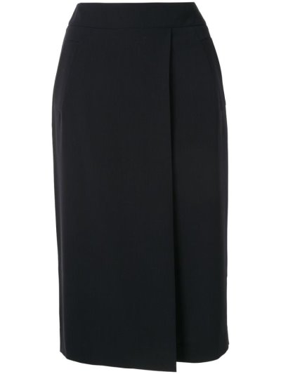 φουστεσ Giorgio Armani Fitted Midi γυναικεια μαυρα | GR92951