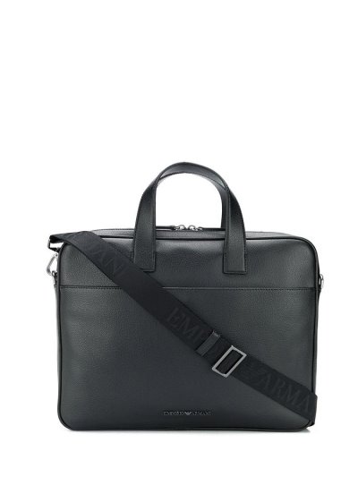 χαρτοφύλακας Armani Emporio Plain ανδρικα μαυρα | GR03411